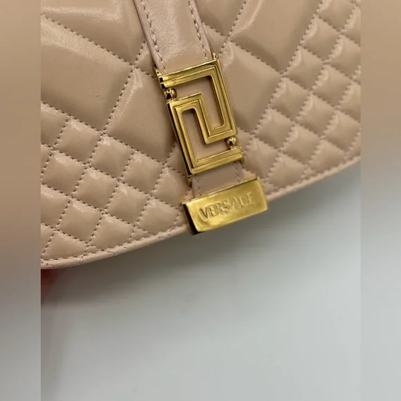 Versace Mini Greca Goddess Quilted Leather Shoulder Bag - Picture 15 of 16